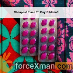 Cheapest Place To Buy Sildenafil 114