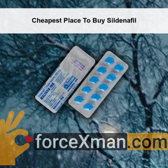 Cheapest Place To Buy Sildenafil 821