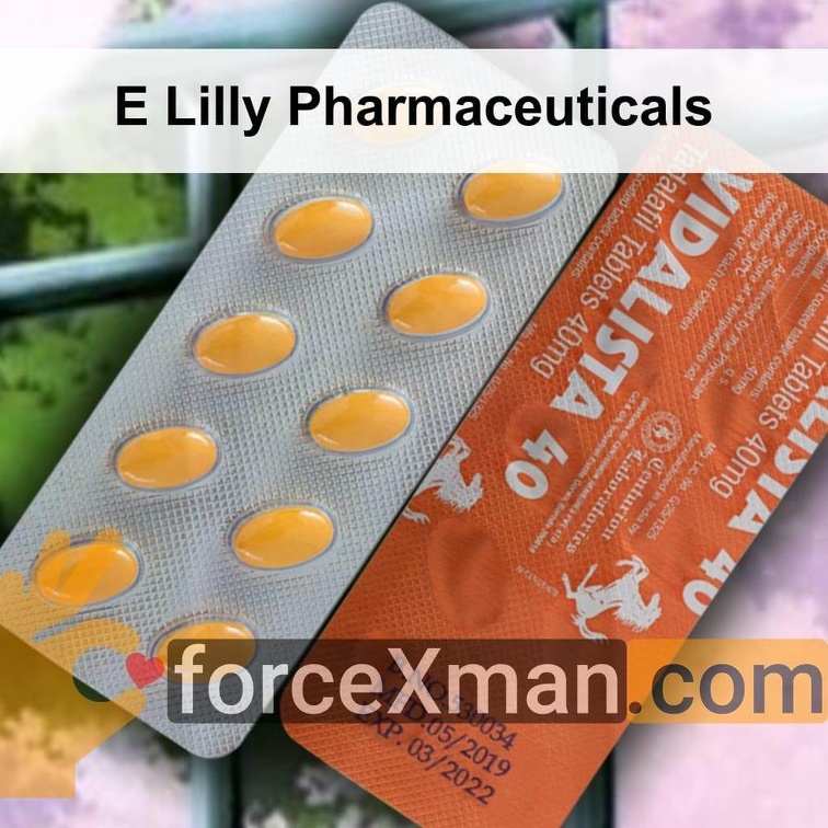 E Lilly Pharmaceuticals 313