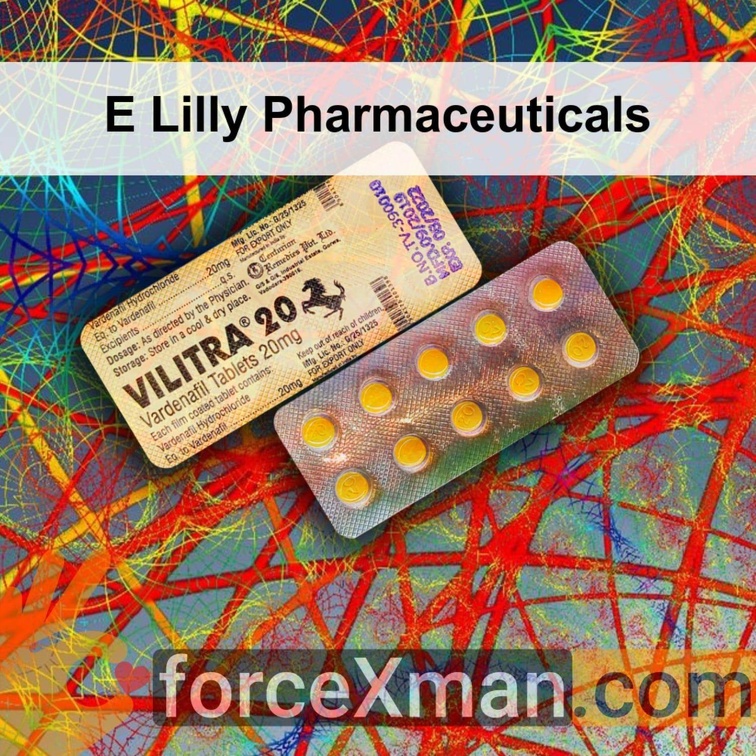 E Lilly Pharmaceuticals 478