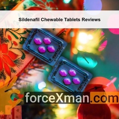 Sildenafil Chewable Tablets Reviews 534