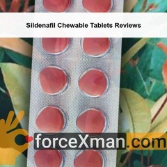 Sildenafil Chewable Tablets Reviews 946