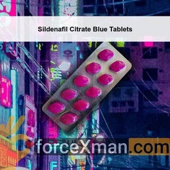 Sildenafil Citrate Blue Tablets 390