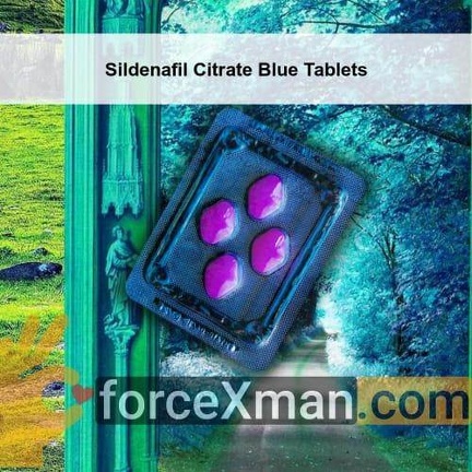 Sildenafil Citrate Blue Tablets 628