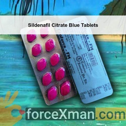 Sildenafil Citrate Blue Tablets 962