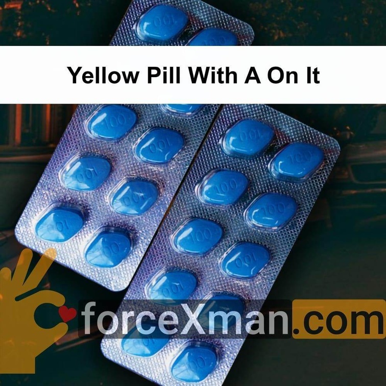 Yellow Pill With A On It 052