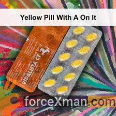 Yellow Pill With A On It 069