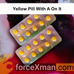 Yellow Pill With A On It 144