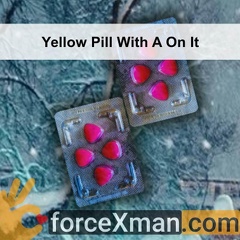 Yellow Pill With A On It 169