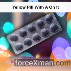 Yellow Pill With A On It 203