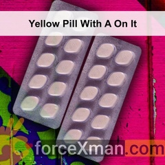 Yellow Pill With A On It 223