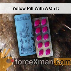 Yellow Pill With A On It 243