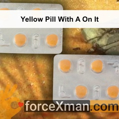Yellow Pill With A On It 276