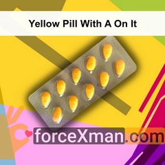 Yellow Pill With A On It 304