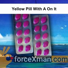 Yellow Pill With A On It 344