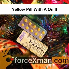 Yellow Pill With A On It 367
