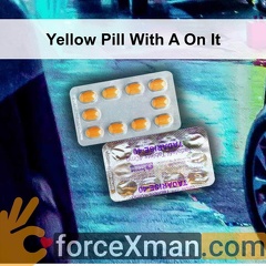 Yellow Pill With A On It 389