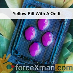 Yellow Pill With A On It 439