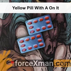 Yellow Pill With A On It 484