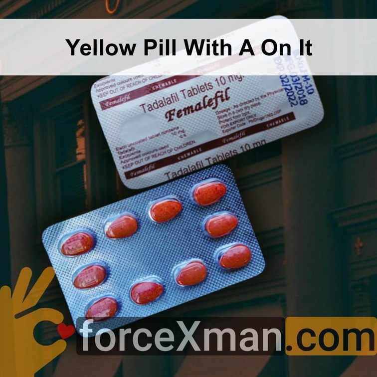 Yellow Pill With A On It 486