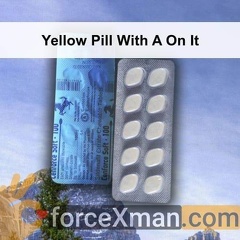 Yellow Pill With A On It 493