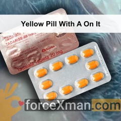 Yellow Pill With A On It 564
