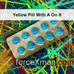 Yellow Pill With A On It 567