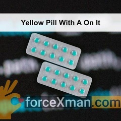 Yellow Pill With A On It 616