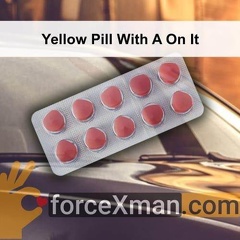Yellow Pill With A On It 639