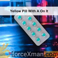Yellow Pill With A On It 649
