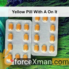 Yellow Pill With A On It 665