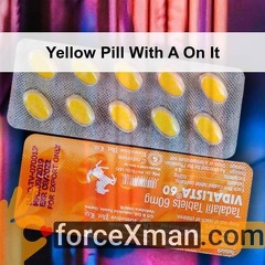 Yellow Pill With A On It 675