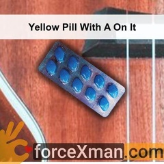 Yellow Pill With A On It 721
