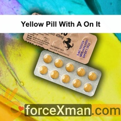 Yellow Pill With A On It 723