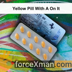 Yellow Pill With A On It 739