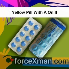Yellow Pill With A On It 789