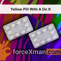 Yellow Pill With A On It 812