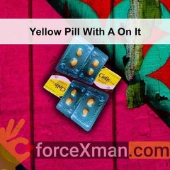 Yellow Pill With A On It 834