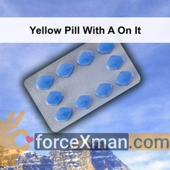 Yellow Pill With A On It 888