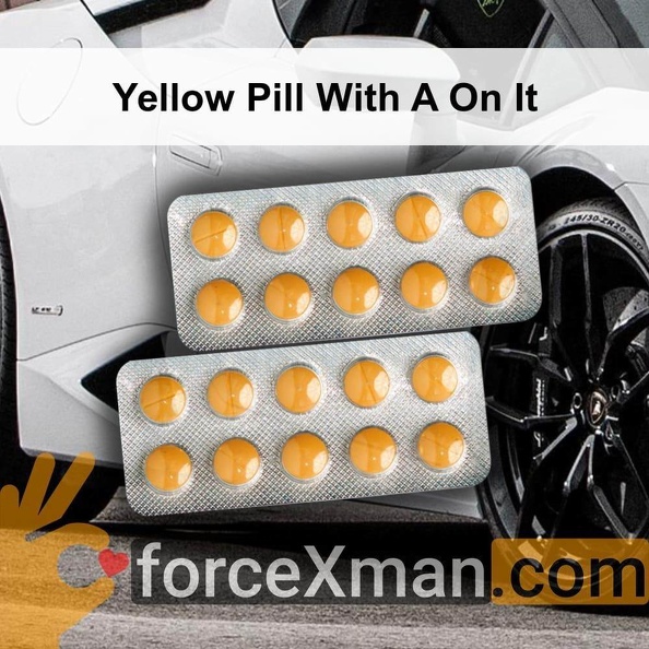 Yellow Pill With A On It 906
