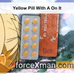 Yellow Pill With A On It 918