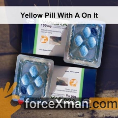 Yellow Pill With A On It 956