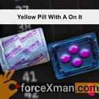 Yellow Pill With A On It